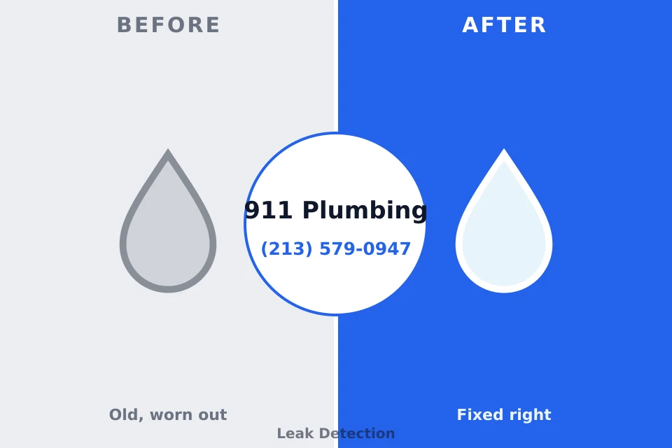 Before and after: plumbing repair Terrebonne, OR